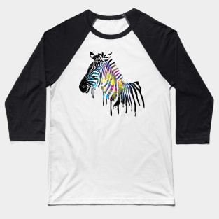 Zebra Space Baseball T-Shirt